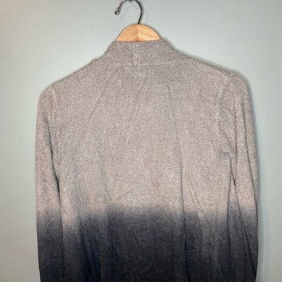 Barefoot Dreams Ombre Gray Cardigan - Picture 6 of 9